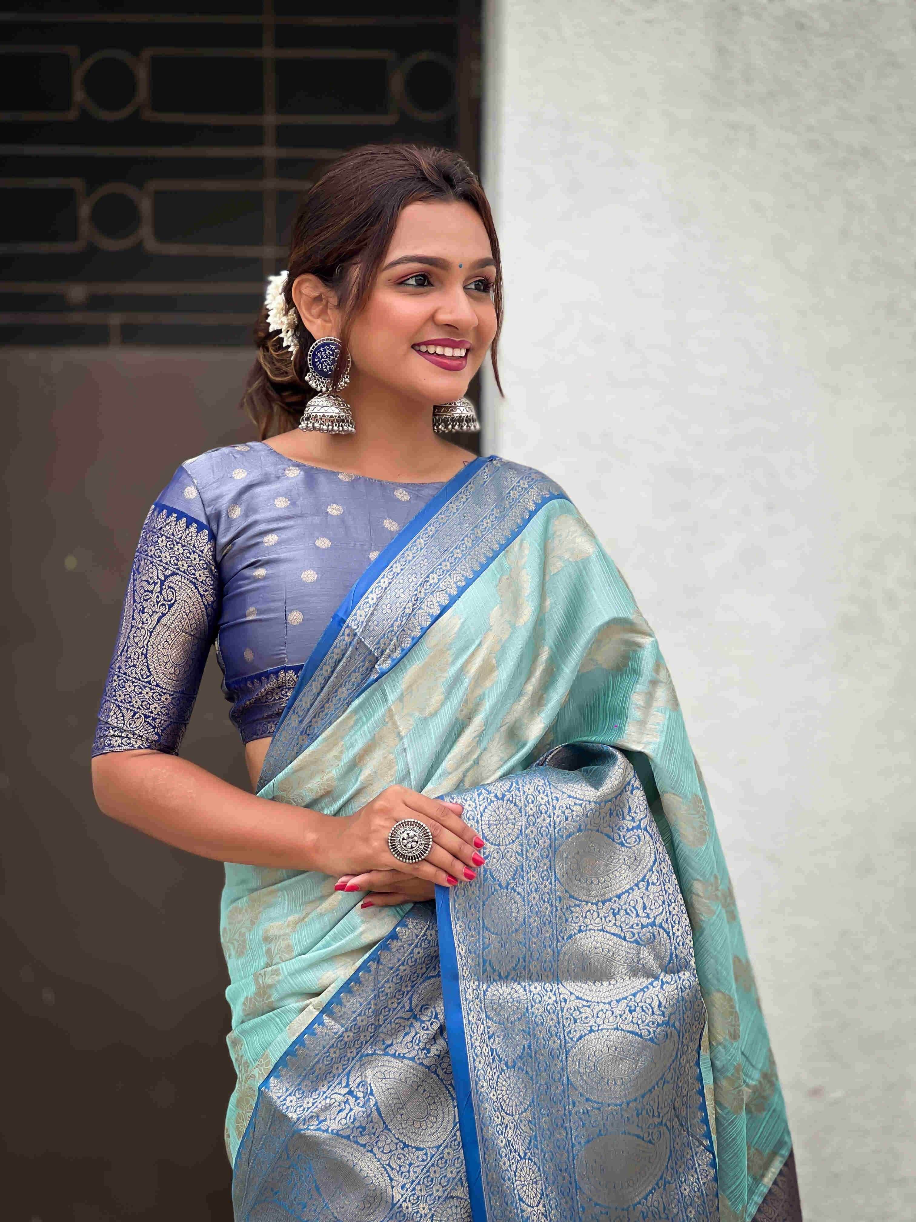 Tussar Silk Saree - MYLUXURY LANE ENTERPRISE