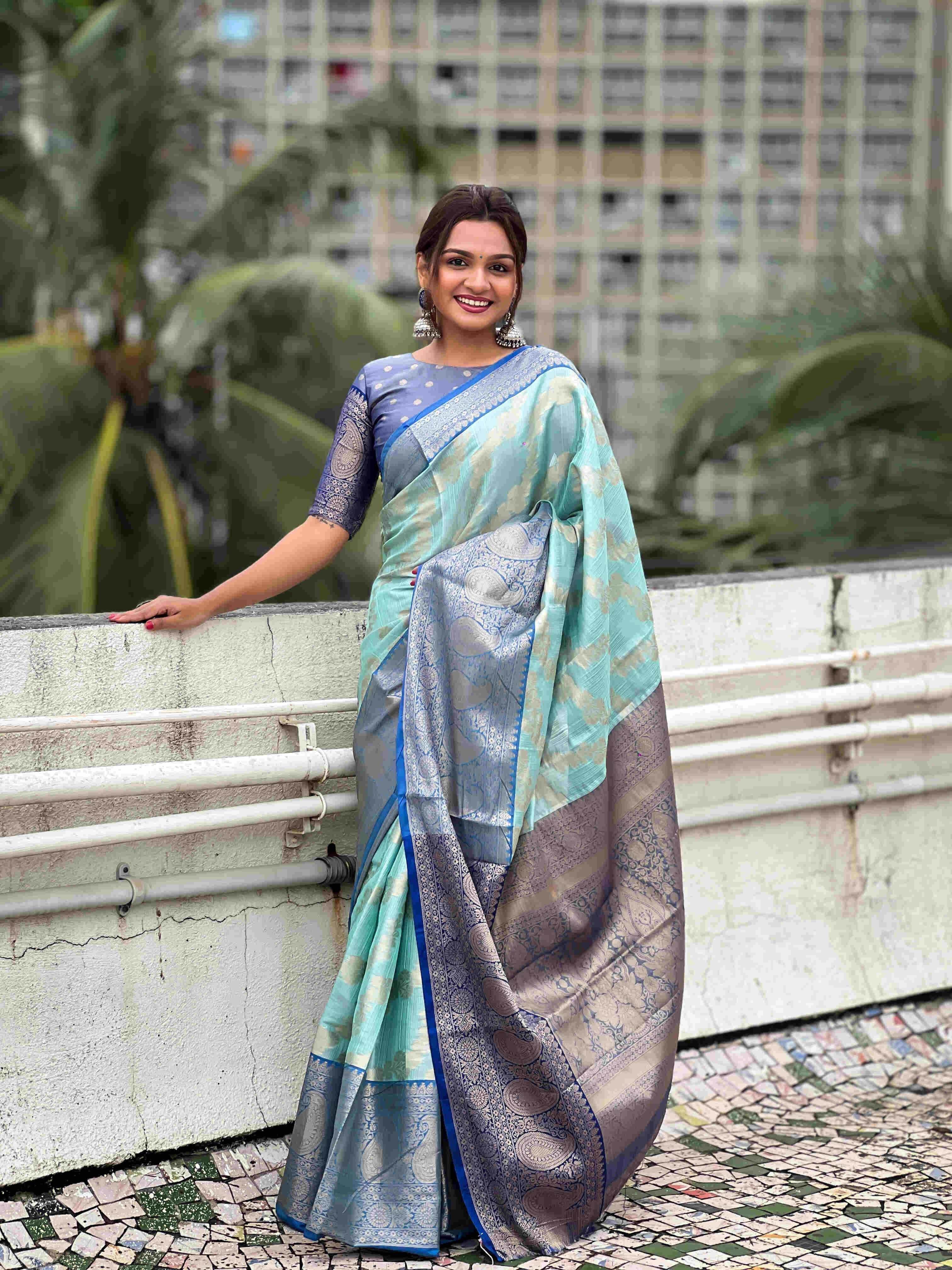 Tussar Silk Saree - MYLUXURY LANE ENTERPRISE