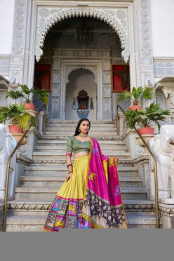 Kalamkari Lehenga Rajwada Lehenga for Festive Elegance - MYLUXURY LANE ENTERPRISE