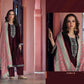 VELVET SEMI STITCHED EMBROIDERED SUIT - MYLUXURY LANE ENTERPRISE