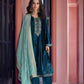 VELVET SEMI STITCHED EMBROIDERED SUIT - MYLUXURY LANE ENTERPRISE