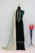 VELVET SEMI STITCHED EMBROIDERED SUIT - MYLUXURY LANE ENTERPRISE