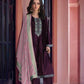 VELVET SEMI STITCHED EMBROIDERED SUIT - MYLUXURY LANE ENTERPRISE