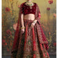 Elegant Velvet Embroidered Lehenga for Modern Brides - MYLUXURY LANE ENTERPRISE