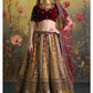 Elegant Velvet Embroidered Lehenga for Modern Brides - MYLUXURY LANE ENTERPRISE
