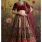 Elegant Velvet Embroidered Lehenga for Modern Brides - MYLUXURY LANE ENTERPRISE