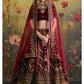 Elegant Velvet Embroidered Lehenga for Modern Brides - MYLUXURY LANE ENTERPRISE
