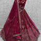 Elegant Velvet Bridal Wedding Lehenga for Your Special Day - MYLUXURY LANE ENTERPRISE