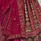 Elegant Velvet Bridal Wedding Lehenga for Your Special Day - MYLUXURY LANE ENTERPRISE