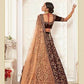 Elegant Traditional Net Lehenga for Festive Occasions - MYLUXURY LANE ENTERPRISE