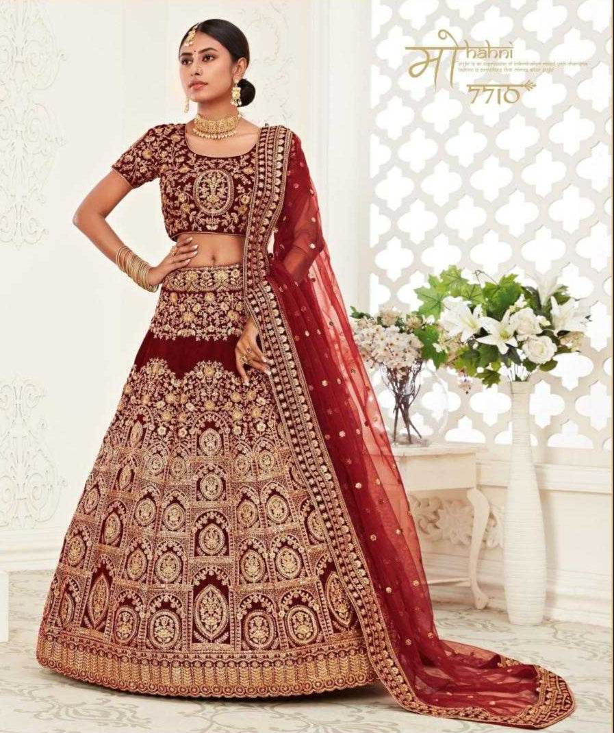 Elegant Traditional Net Lehenga for Festive Occasions - MYLUXURY LANE ENTERPRISE