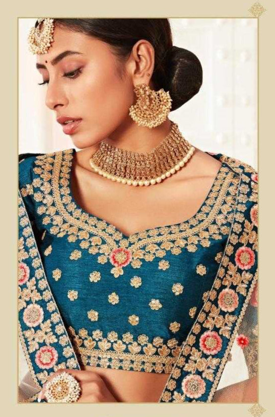 Elegant Traditional Net Lehenga for Festive Occasions