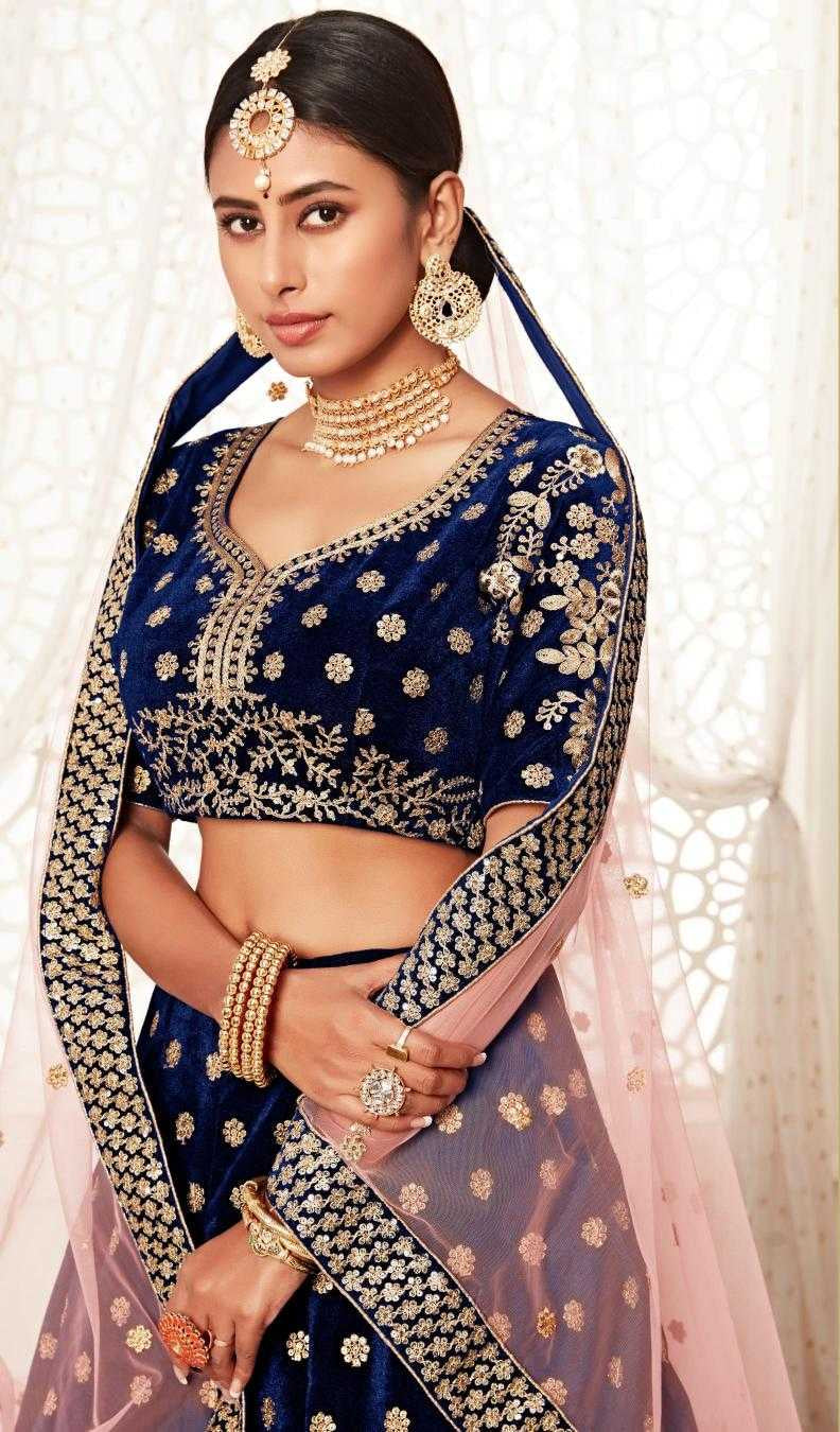 Elegant Traditional Net Lehenga for Festive Occasions