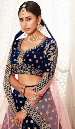 Elegant Traditional Net Lehenga for Festive Occasions - MYLUXURY LANE ENTERPRISE