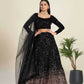 Elegant Velvet Sequins Lehenga for Stunning Occasions - MYLUXURY LANE ENTERPRISE