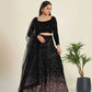 Elegant Velvet Sequins Lehenga for Stunning Occasions - MYLUXURY LANE ENTERPRISE