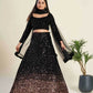 Elegant Velvet Sequins Lehenga for Stunning Occasions - MYLUXURY LANE ENTERPRISE
