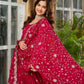 Vichitra Silk Embroidery Long Gowns - MYLUXURY LANE ENTERPRISE
