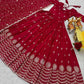 Vichitra Silk Embroidery Long Gowns - MYLUXURY LANE ENTERPRISE