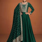 Vichitra Silk Embroidery Gowns Anarkali Long Gowns Sequin Gown - MYLUXURY LANE ENTERPRISE