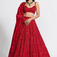 Vichitra Silk Sequins Lehenga With Cancan - MYLUXURY LANE ENTERPRISE