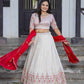 Vichitra Silk Designer Embroidered Lehenga - MYLUXURY LANE ENTERPRISE