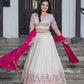 Vichitra Silk Designer Embroidered Lehenga - MYLUXURY LANE ENTERPRISE