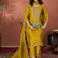 Vichitra Silk Embroidery Suit - MYLUXURY LANE ENTERPRISE
