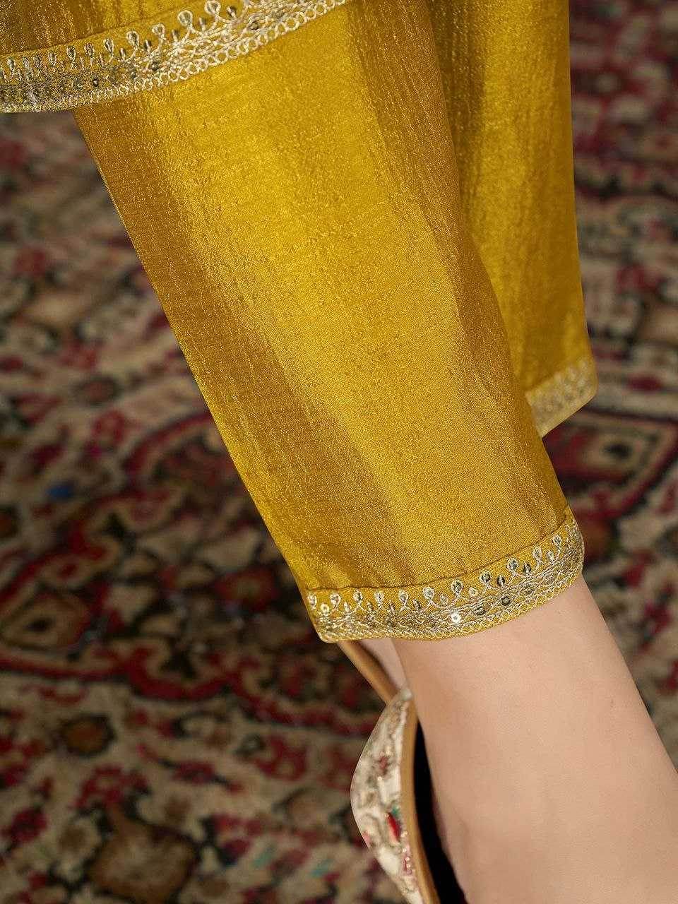 Vichitra Silk Embroidery Suit - MYLUXURY LANE ENTERPRISE