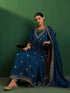 Vichitra Silk Designer Suit - MYLUXURY LANE ENTERPRISE