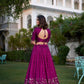 Vichitra Silk Embroidered Sequins Lehenga - MYLUXURY LANE ENTERPRISE
