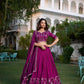 Vichitra Silk Embroidered Sequins Lehenga - MYLUXURY LANE ENTERPRISE