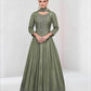 Silk Gown With Dupatta - MYLUXURY LANE ENTERPRISE