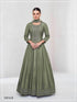 Silk Gown With Dupatta - MYLUXURY LANE ENTERPRISE