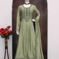 Silk Gown With Dupatta - MYLUXURY LANE ENTERPRISE