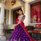 Exquisite Vichitra Silk Lehenga for Elegant Occasions - MYLUXURY LANE ENTERPRISE