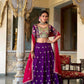 Exquisite Vichitra Silk Lehenga for Elegant Occasions - MYLUXURY LANE ENTERPRISE