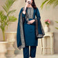 Vichitra Silk Ladies Suit - MYLUXURY LANE ENTERPRISE