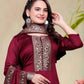 Vichitra Silk Ladies Suit - MYLUXURY LANE ENTERPRISE