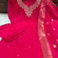Viscose Chanderi Kurti Bottom With Dupatta - MYLUXURY LANE ENTERPRISE