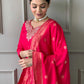 Viscose Chanderi Kurti Bottom With Dupatta - MYLUXURY LANE ENTERPRISE