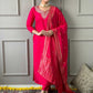 Viscose Chanderi Kurti Bottom With Dupatta - MYLUXURY LANE ENTERPRISE