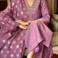 Viscose Chanderi Embroidery Punjabi Suit - MYLUXURY LANE ENTERPRISE