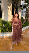 Viscose Chanderi Embroidered Kurti with Bottom and Dupatta - MYLUXURY LANE ENTERPRISE