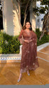 Viscose Chanderi Embroidered Kurti with Bottom and Dupatta - MYLUXURY LANE ENTERPRISE