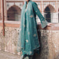 Viscose Chanderi Embroidered Kurti with Bottom and Dupatta - MYLUXURY LANE ENTERPRISE