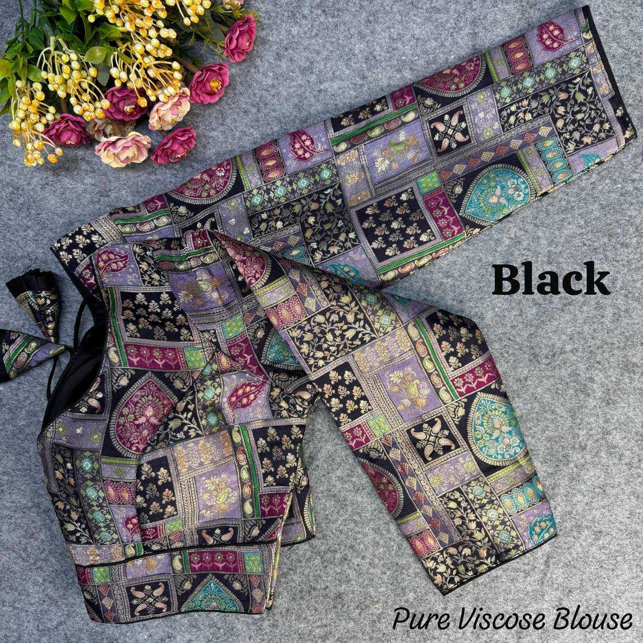 Viscose   Printed  Party Wear Blouse