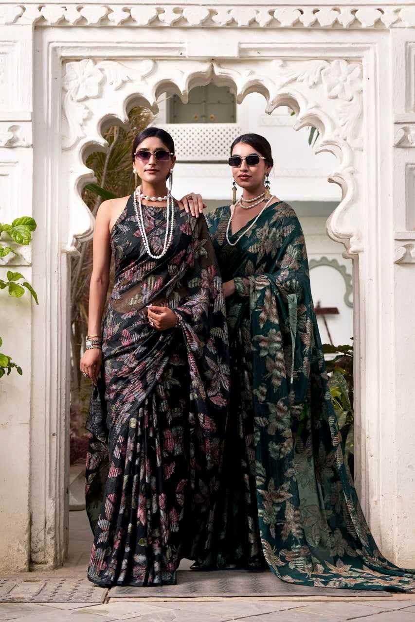 Viscose Party Wear Saree - MYLUXURY LANE ENTERPRISE