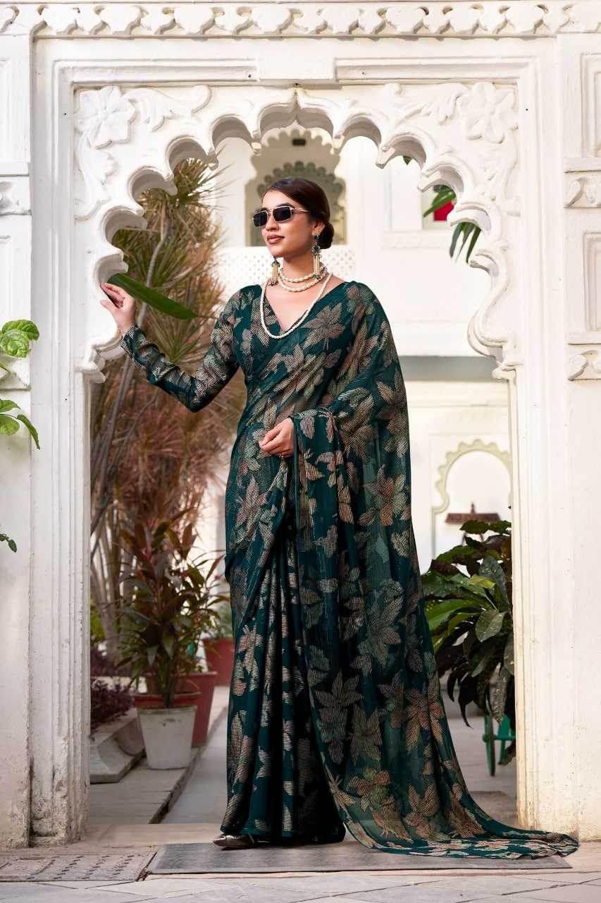 Viscose Party Wear Saree - MYLUXURY LANE ENTERPRISE