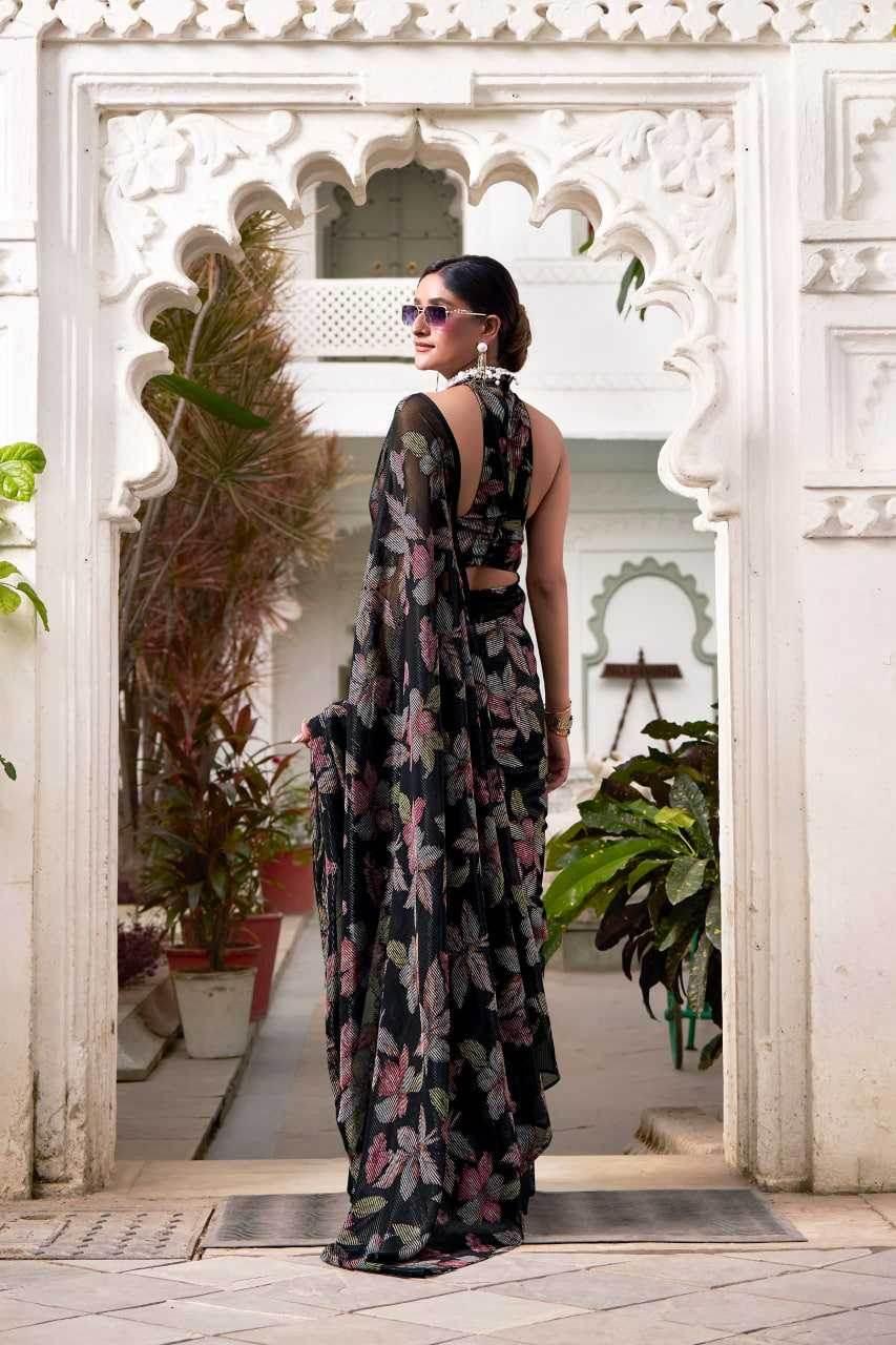 Viscose Party Wear Saree - MYLUXURY LANE ENTERPRISE